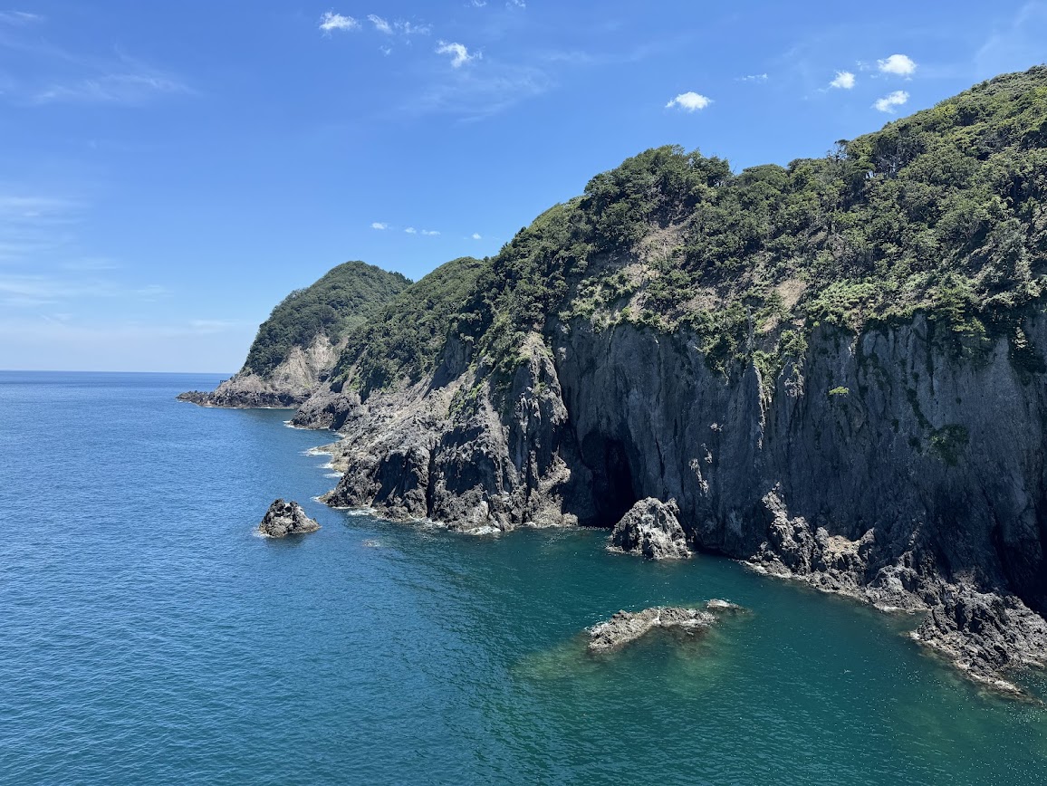 大引の鼻、東側の風景