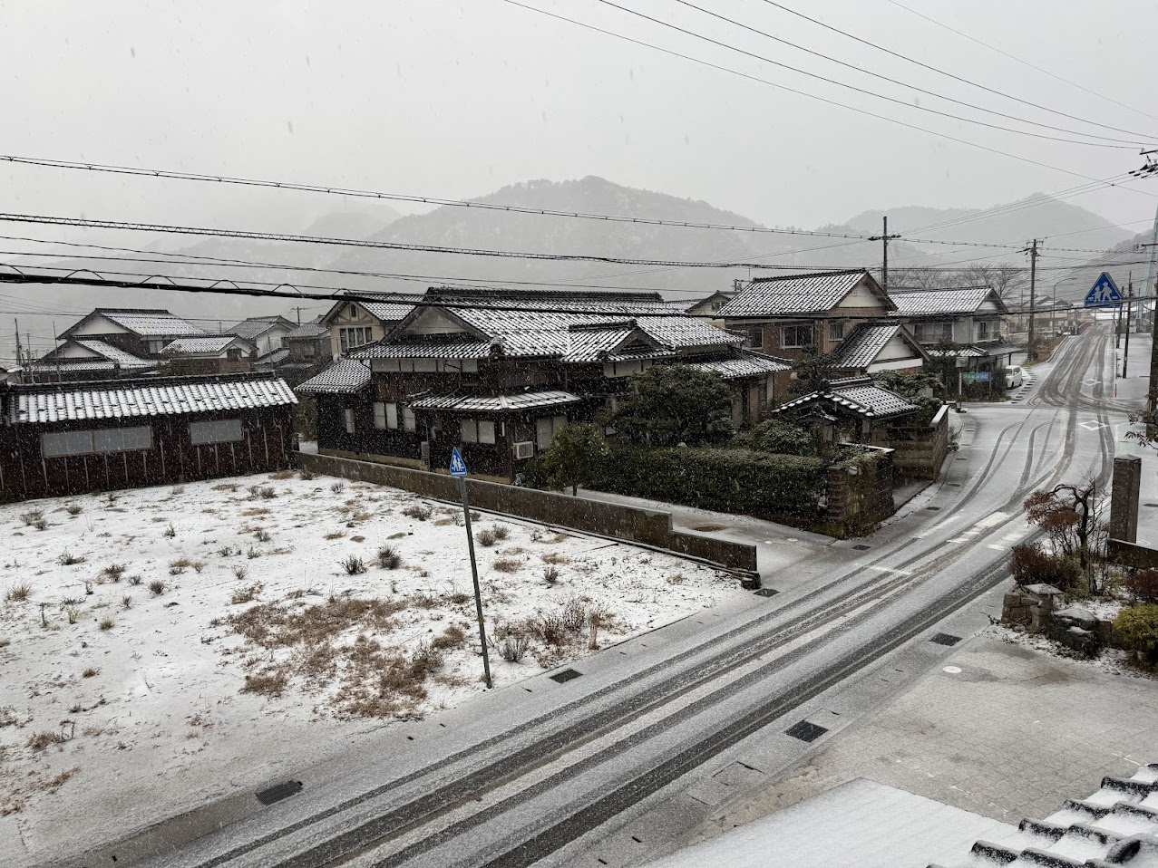 １２月２８日の午後。かどや２階より